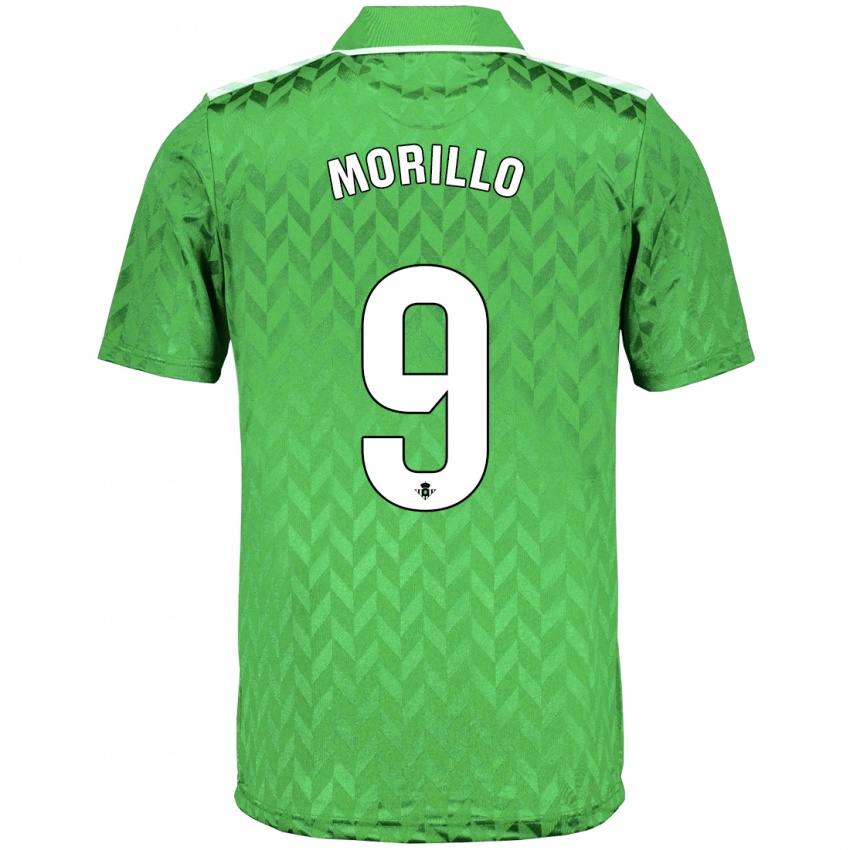 Herren Manu Morillo #9 Grün Auswärtstrikot Trikot 2023/24 T-Shirt Belgien