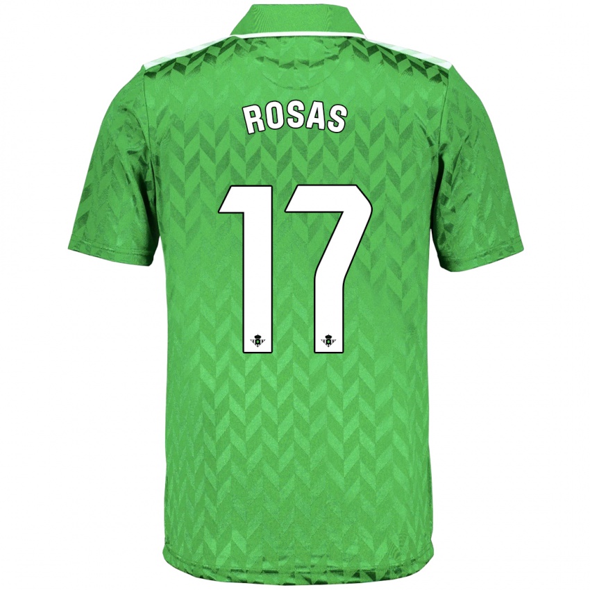 Herren Berto Rosas #17 Grün Auswärtstrikot Trikot 2023/24 T-Shirt Belgien