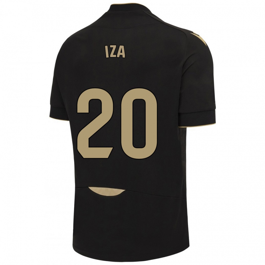 Herren Iza Carcelén #20 Schwarz Auswärtstrikot Trikot 2023/24 T-Shirt Belgien