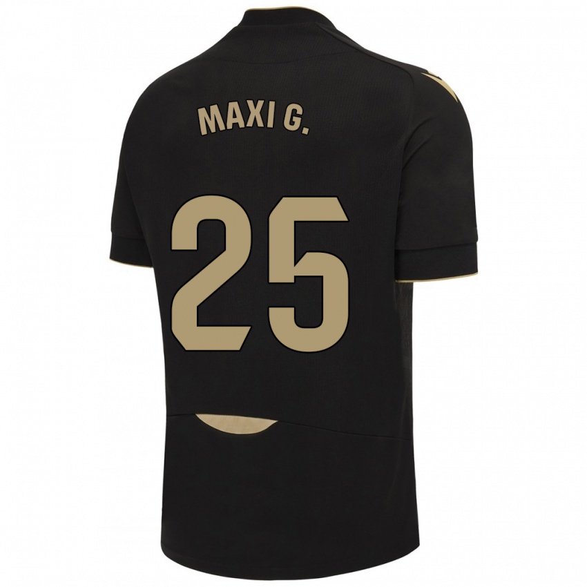 Herren Maxi Gómez #25 Schwarz Auswärtstrikot Trikot 2023/24 T-Shirt Belgien