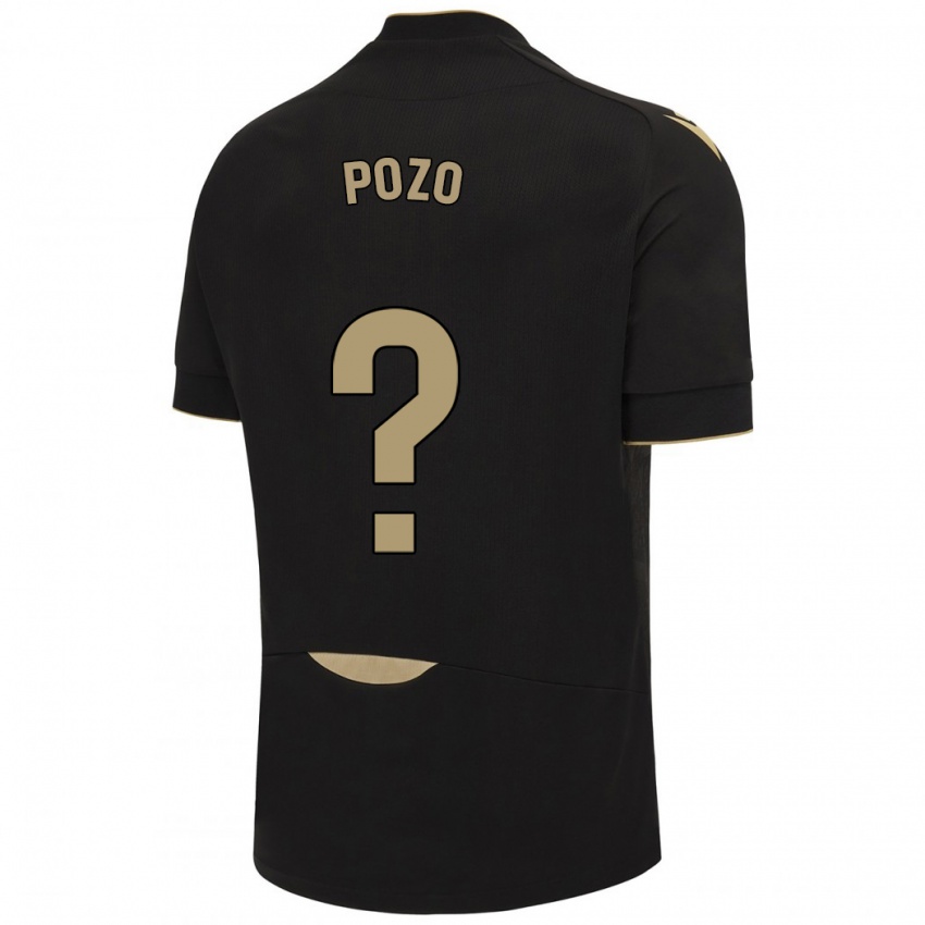 Herren Nicholas Pozo #0 Schwarz Auswärtstrikot Trikot 2023/24 T-Shirt Belgien