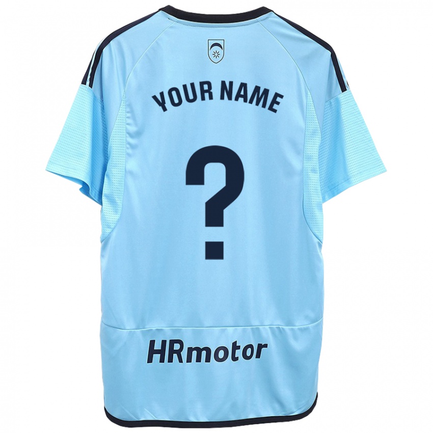 Homme Maillot Votre Nom #0 Bleu Tenues Extérieur 2023/24 T-Shirt Belgique