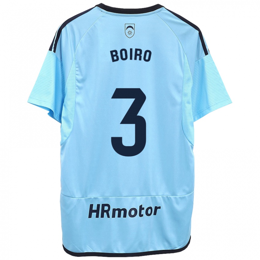 Heren Adama Boiro #3 Blauw Uitshirt Uittenue 2023/24 T-Shirt België