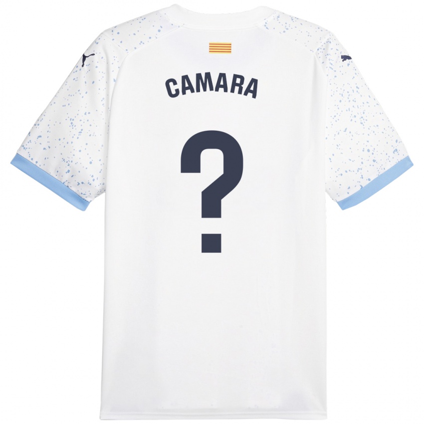 Herren Dawda Camara #0 Weiß Auswärtstrikot Trikot 2023/24 T-Shirt Belgien