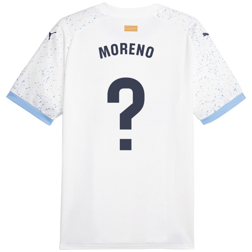 Herren Gerard Moreno #0 Weiß Auswärtstrikot Trikot 2023/24 T-Shirt Belgien