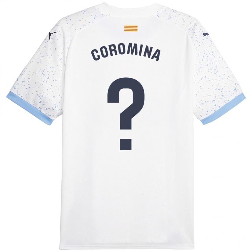 Herren Arnau Coromina #0 Weiß Auswärtstrikot Trikot 2023/24 T-Shirt Belgien