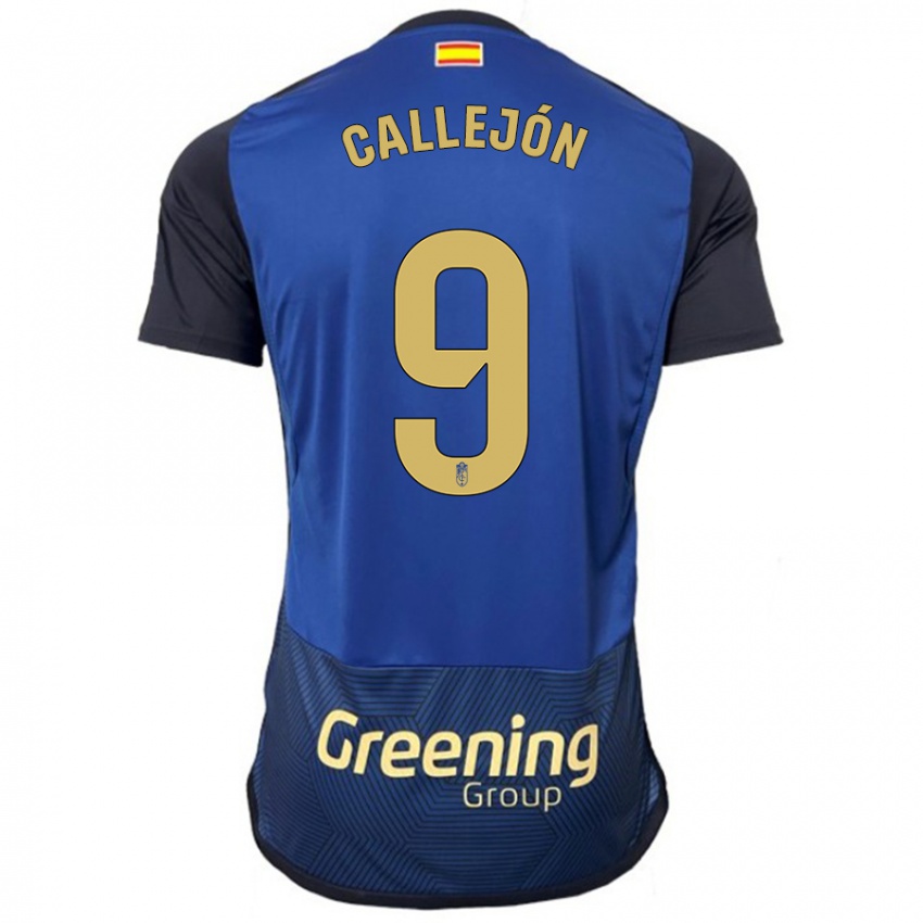 Herren Jose Callejon #9 Marine Auswärtstrikot Trikot 2023/24 T-Shirt Belgien
