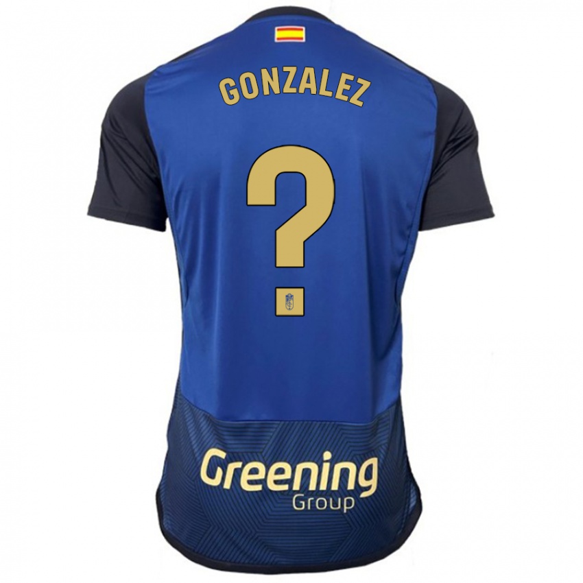 Herren Paco González #0 Marine Auswärtstrikot Trikot 2023/24 T-Shirt Belgien