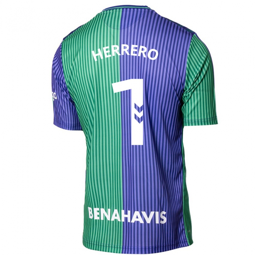 Herren Alfonso Herrero #1 Grün Blau Auswärtstrikot Trikot 2023/24 T-Shirt Belgien