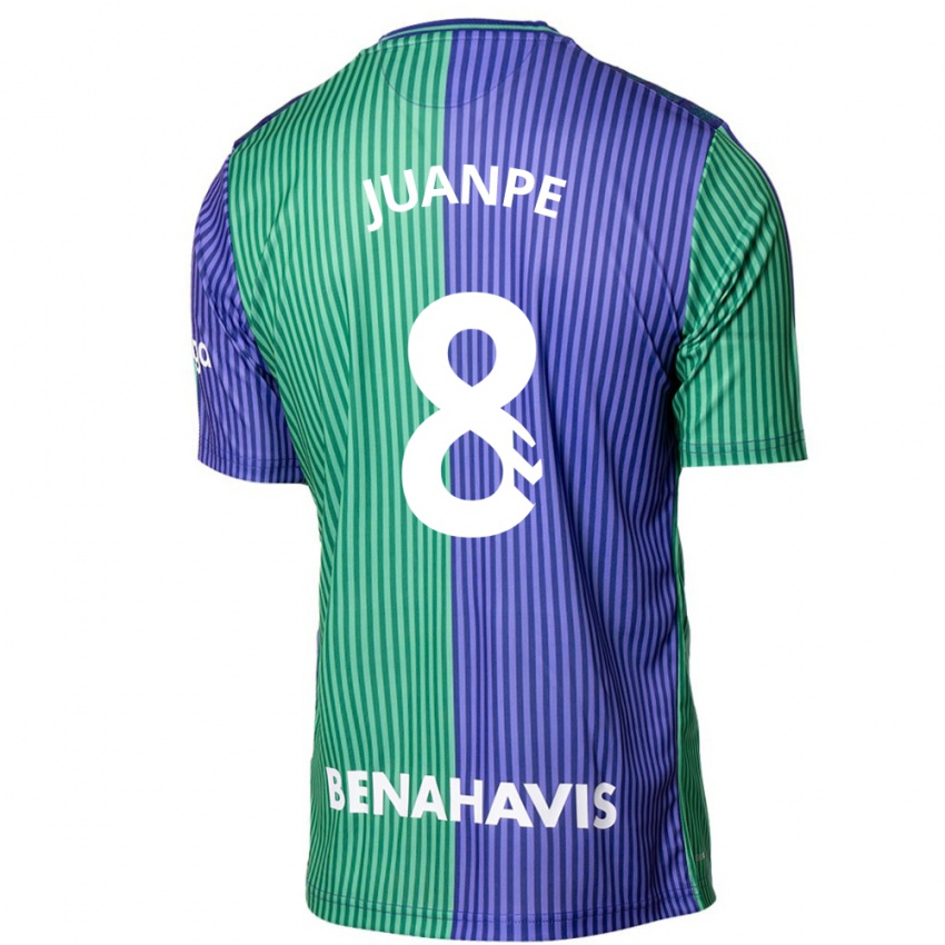 Herren Juanpe #8 Grün Blau Auswärtstrikot Trikot 2023/24 T-Shirt Belgien
