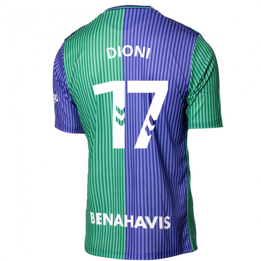 Herren Dioni #17 Grün Blau Auswärtstrikot Trikot 2023/24 T-Shirt Belgien