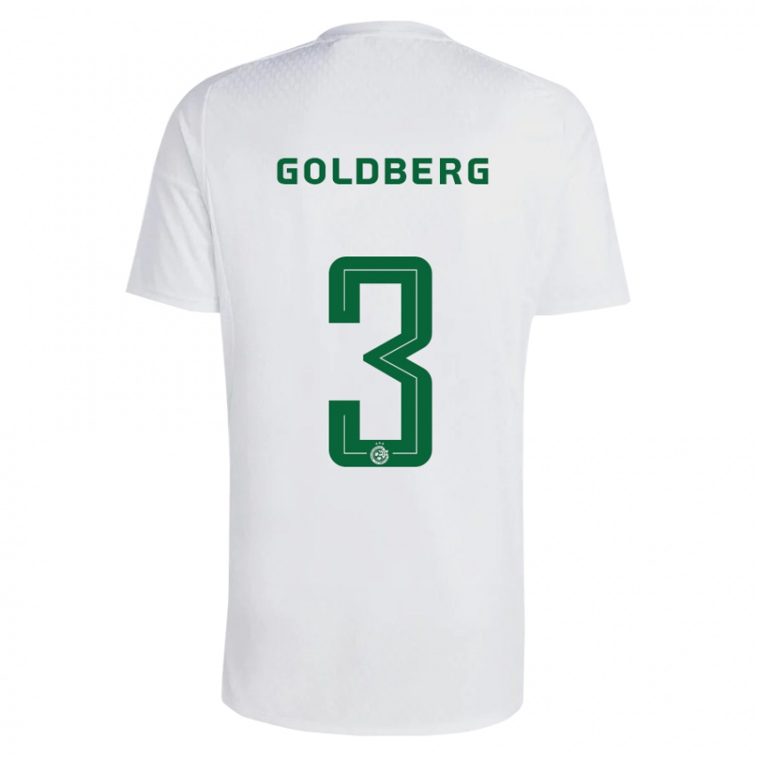 Herren Shon Goldberg #3 Grün Blau Auswärtstrikot Trikot 2023/24 T-Shirt Belgien