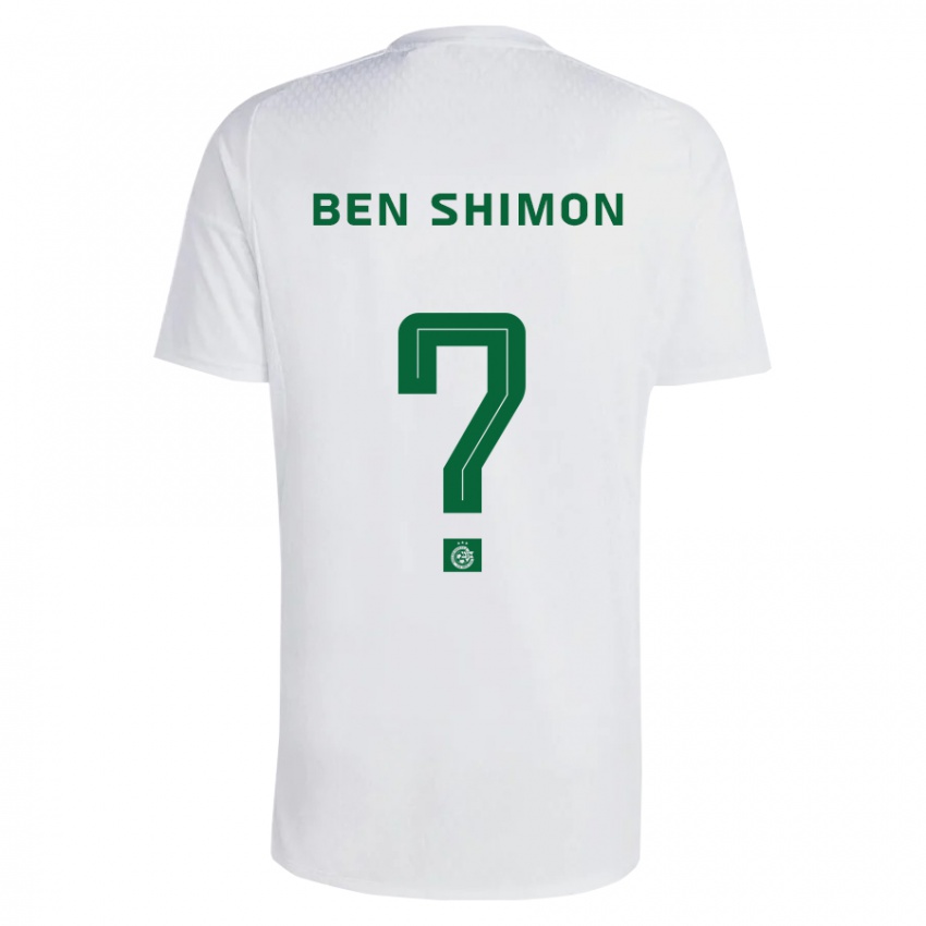 Herren Elad Ben Shimon #0 Grün Blau Auswärtstrikot Trikot 2023/24 T-Shirt Belgien