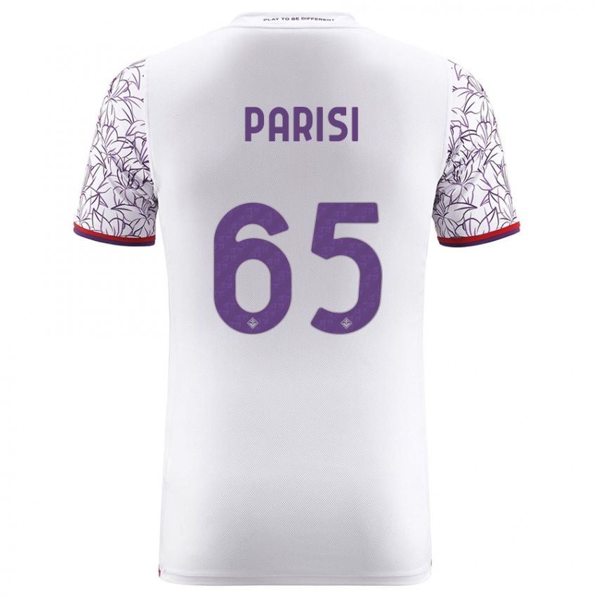 Herren Fabiano Parisi #65 Weiß Auswärtstrikot Trikot 2023/24 T-Shirt Belgien