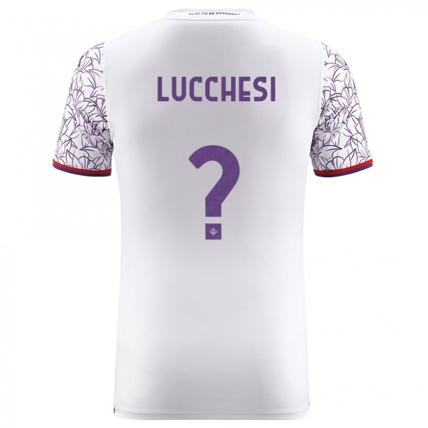 Herren Andrea Lucchesi #0 Weiß Auswärtstrikot Trikot 2023/24 T-Shirt Belgien