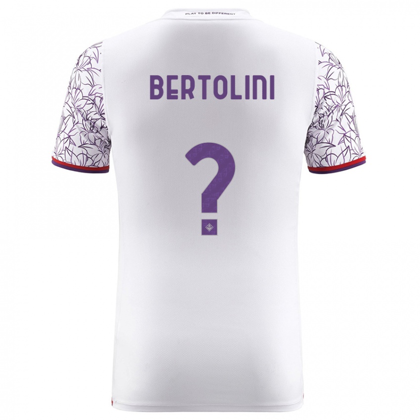 Herren Gabriele Bertolini #0 Weiß Auswärtstrikot Trikot 2023/24 T-Shirt Belgien