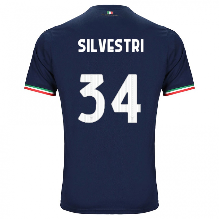 Herren Thomas Silvestri #34 Marine Auswärtstrikot Trikot 2023/24 T-Shirt Belgien