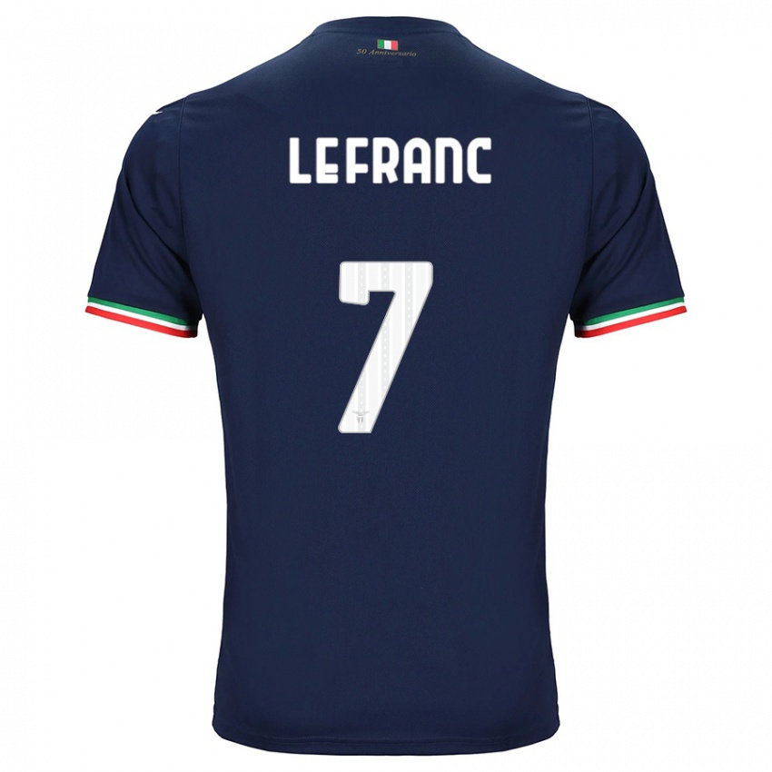 Herren Chloé Le Franc #7 Marine Auswärtstrikot Trikot 2023/24 T-Shirt Belgien