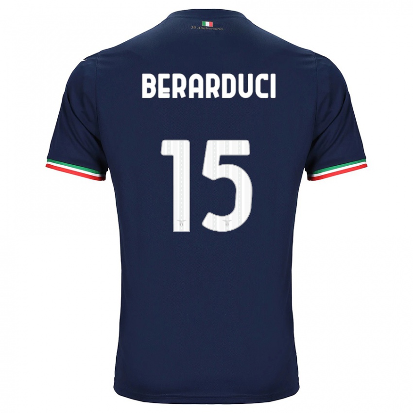 Heren Martina Berarduci #15 Marine Uitshirt Uittenue 2023/24 T-Shirt België