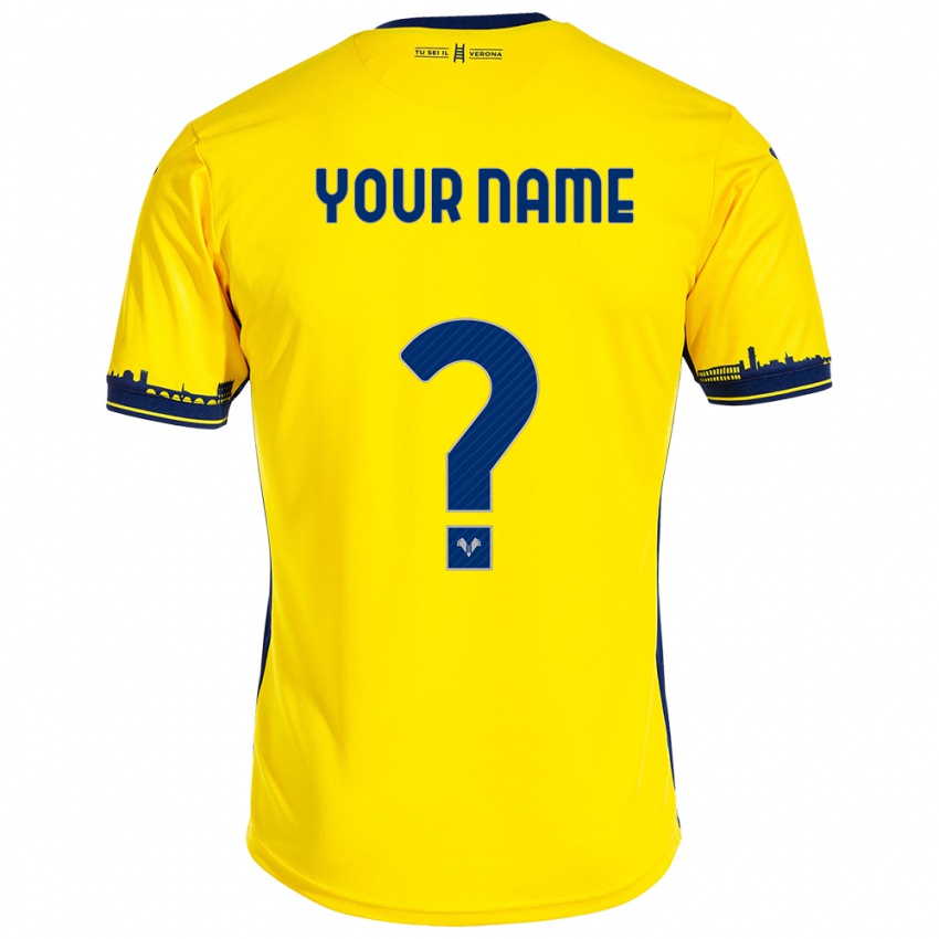 Herren Ihren Namen #0 Gelb Auswärtstrikot Trikot 2023/24 T-Shirt Belgien