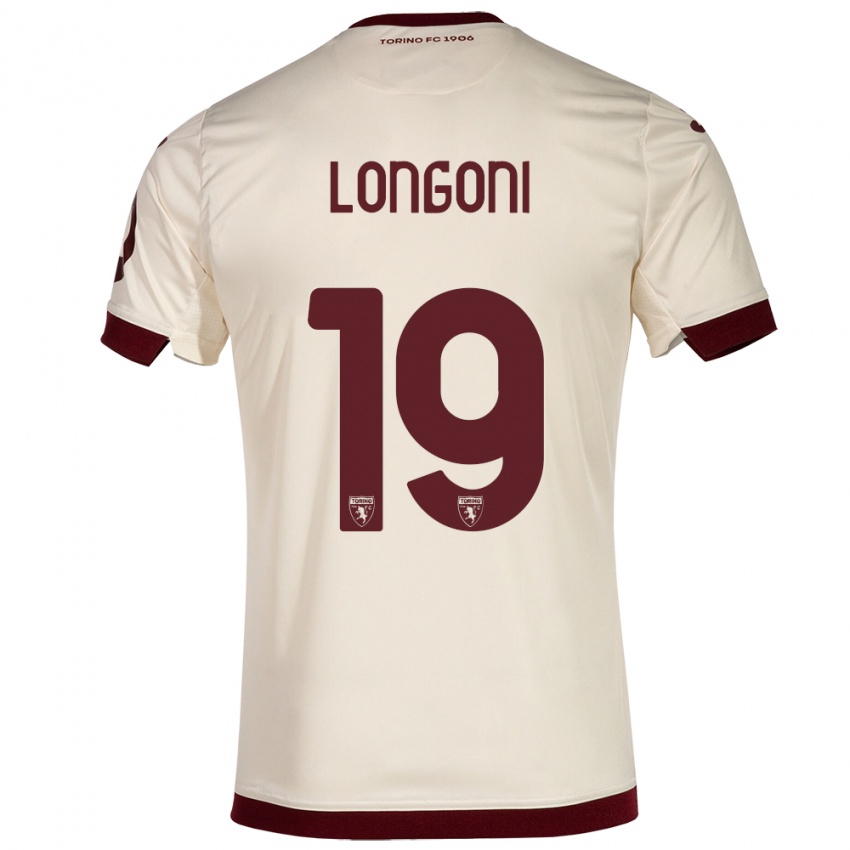 Herren Marco Longoni #19 Sekt Auswärtstrikot Trikot 2023/24 T-Shirt Belgien