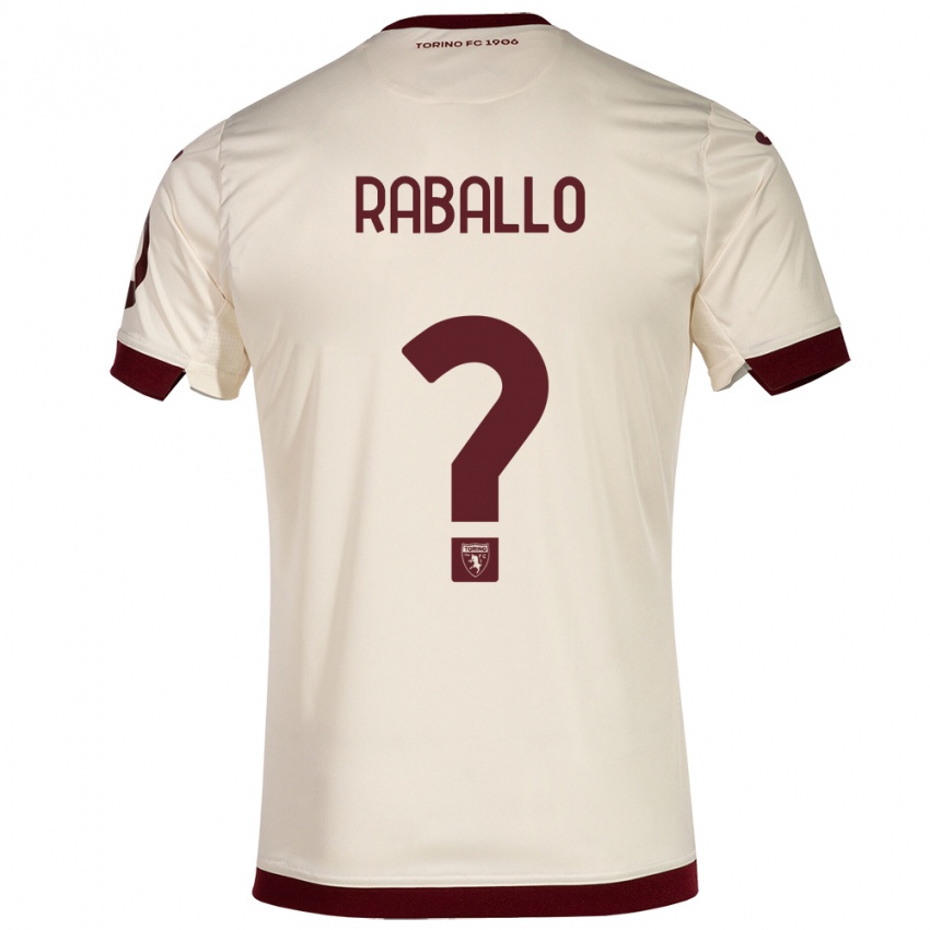 Heren Alessio Raballo #0 Champagne Uitshirt Uittenue 2023/24 T-Shirt België