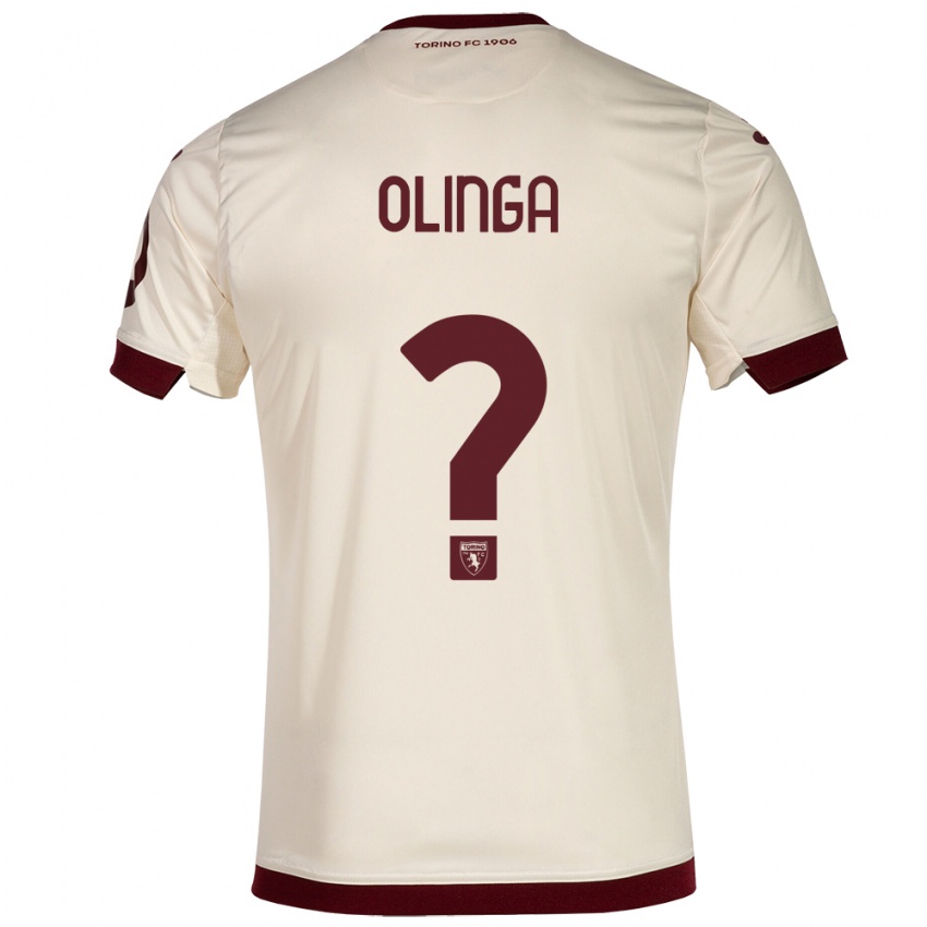 Herren Kenny Olinga #0 Sekt Auswärtstrikot Trikot 2023/24 T-Shirt Belgien