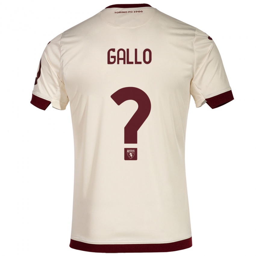 Herren Tommaso Gallo #0 Sekt Auswärtstrikot Trikot 2023/24 T-Shirt Belgien