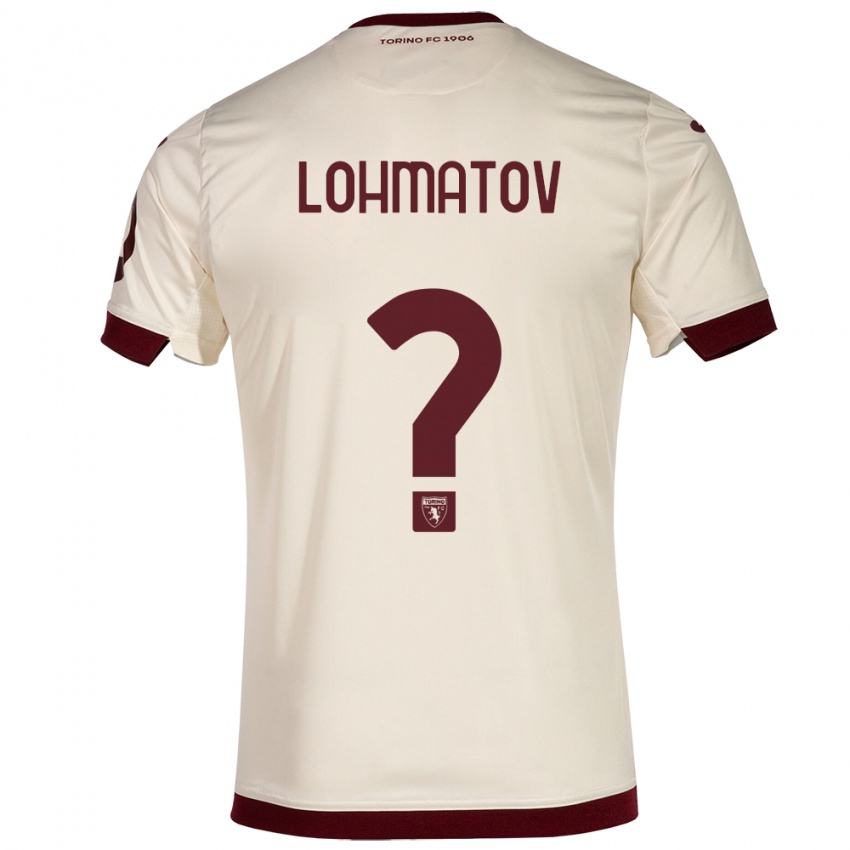 Herren Aleksandr Lohmatov #0 Sekt Auswärtstrikot Trikot 2023/24 T-Shirt Belgien
