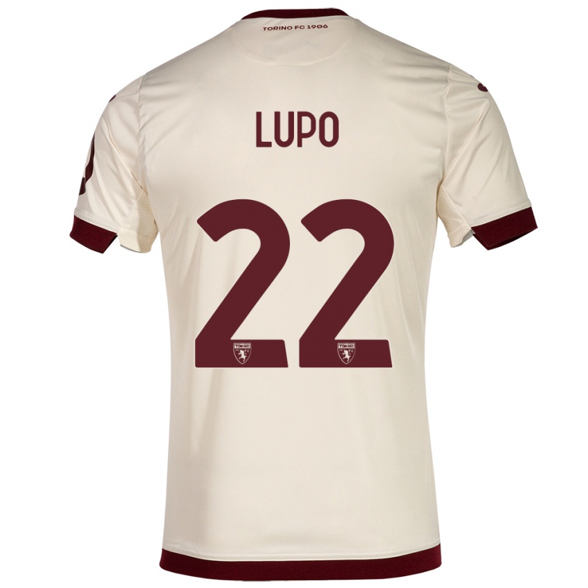Herren Enrica Lupo #22 Sekt Auswärtstrikot Trikot 2023/24 T-Shirt Belgien