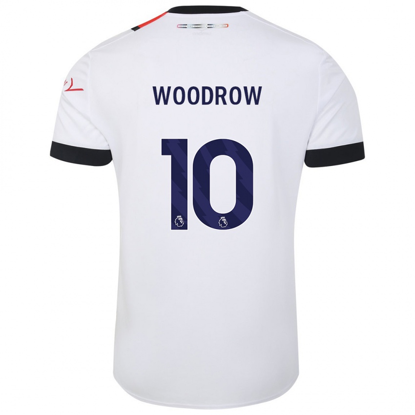 Herren Cauley Woodrow #10 Weiß Auswärtstrikot Trikot 2023/24 T-Shirt Belgien