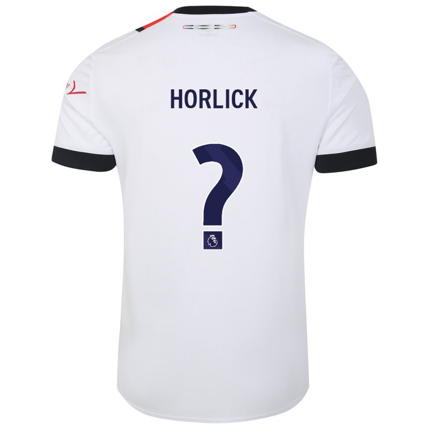 Herren Jameson Horlick #0 Weiß Auswärtstrikot Trikot 2023/24 T-Shirt Belgien