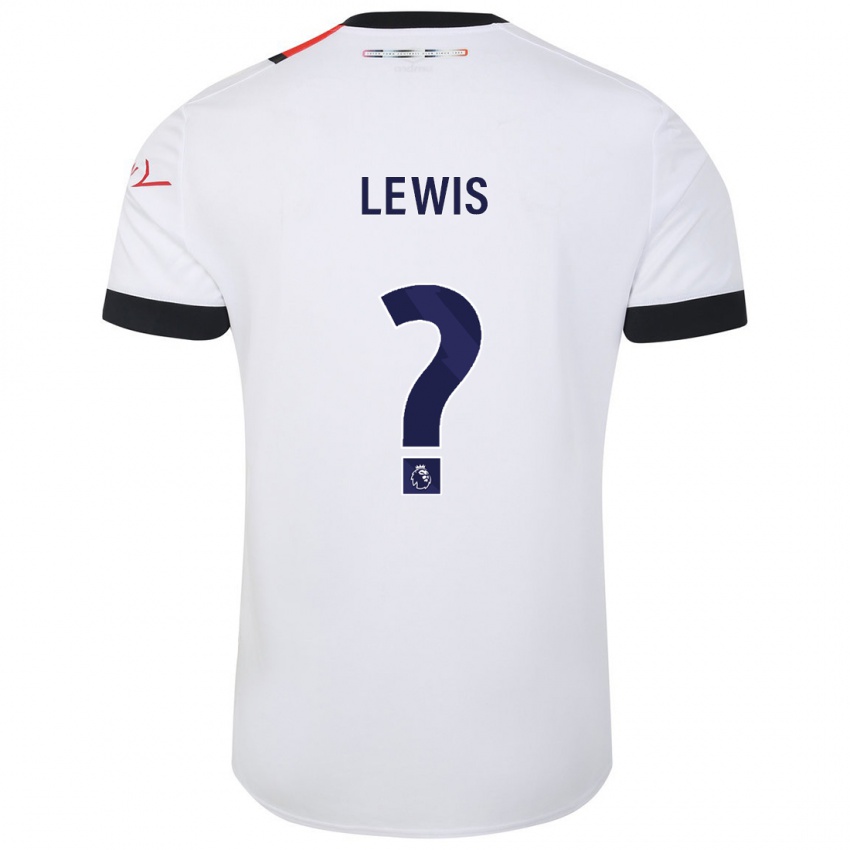 Herren Millar Matthews-Lewis #0 Weiß Auswärtstrikot Trikot 2023/24 T-Shirt Belgien