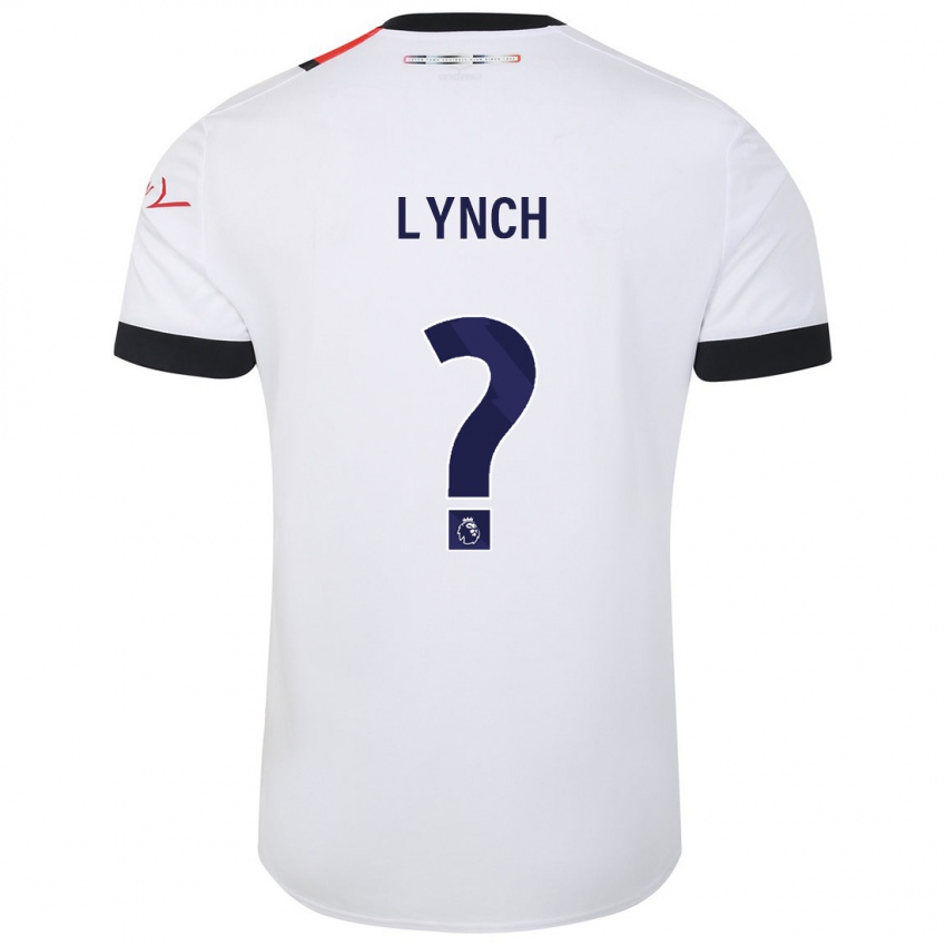 Herren Oliver Lynch #0 Weiß Auswärtstrikot Trikot 2023/24 T-Shirt Belgien
