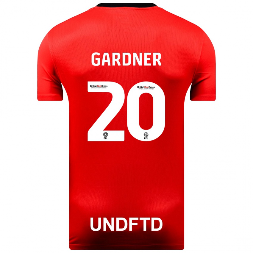 Herren Gary Gardner #20 Rot Auswärtstrikot Trikot 2023/24 T-Shirt Belgien