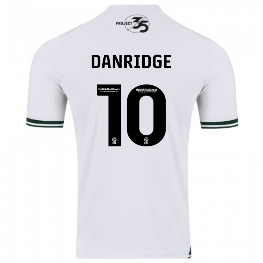 Herren Rebecca Danridge #10 Weiß Auswärtstrikot Trikot 2023/24 T-Shirt Belgien
