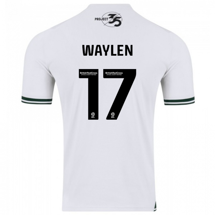 Herren Libby Waylen #17 Weiß Auswärtstrikot Trikot 2023/24 T-Shirt Belgien