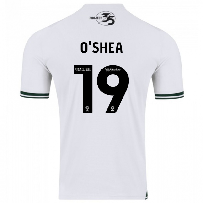 Herren Erin O'shea #19 Weiß Auswärtstrikot Trikot 2023/24 T-Shirt Belgien