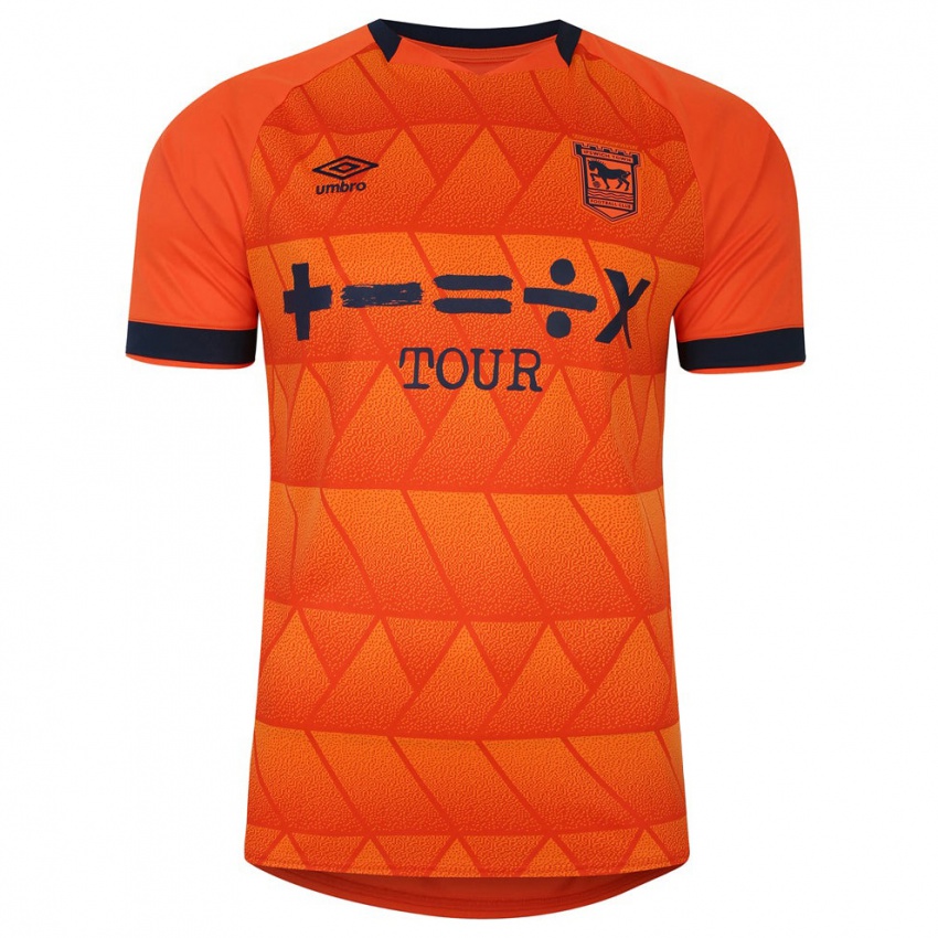 Herren Wes Burns #7 Orangefarben Auswärtstrikot Trikot 2023/24 T-Shirt Belgien