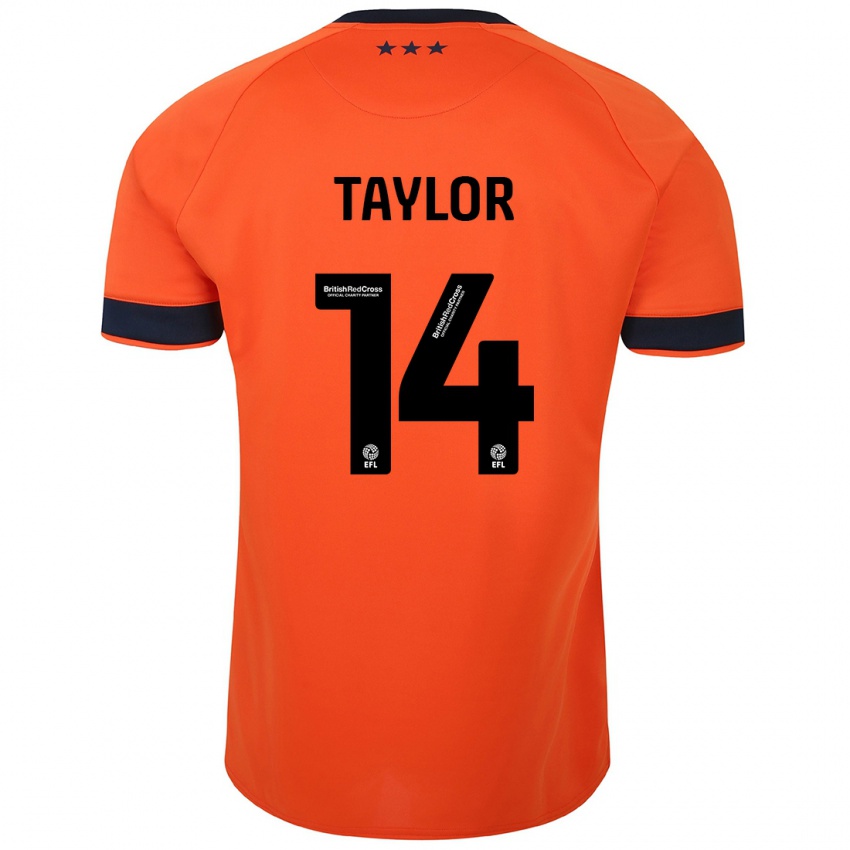 Herren Jack Taylor #14 Orangefarben Auswärtstrikot Trikot 2023/24 T-Shirt Belgien