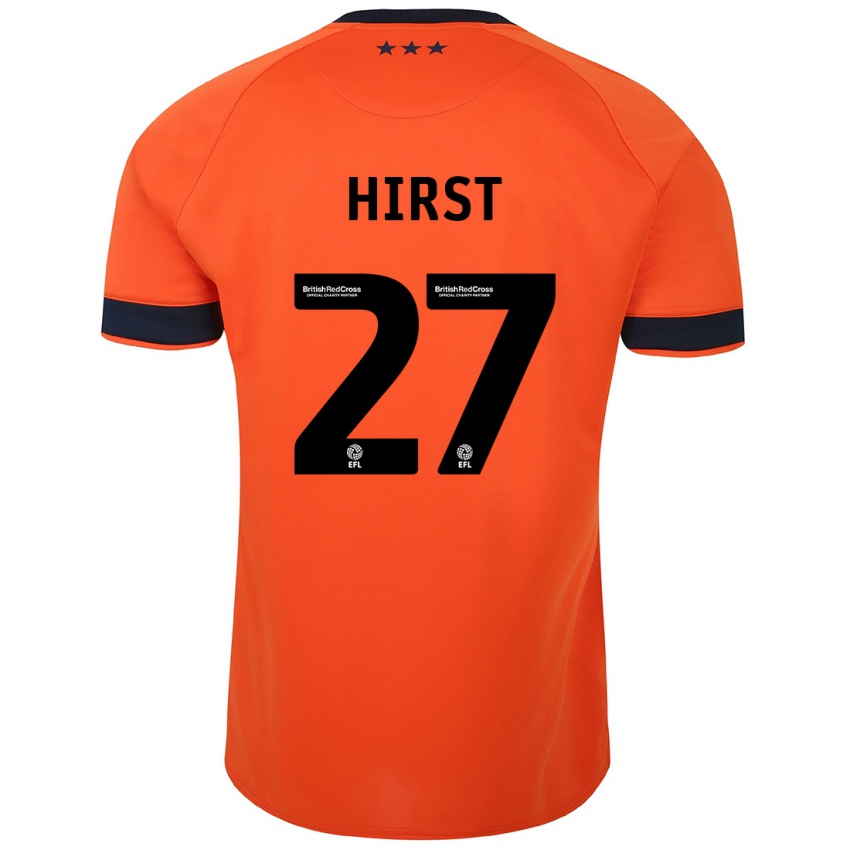 Herren George Hirst #27 Orangefarben Auswärtstrikot Trikot 2023/24 T-Shirt Belgien