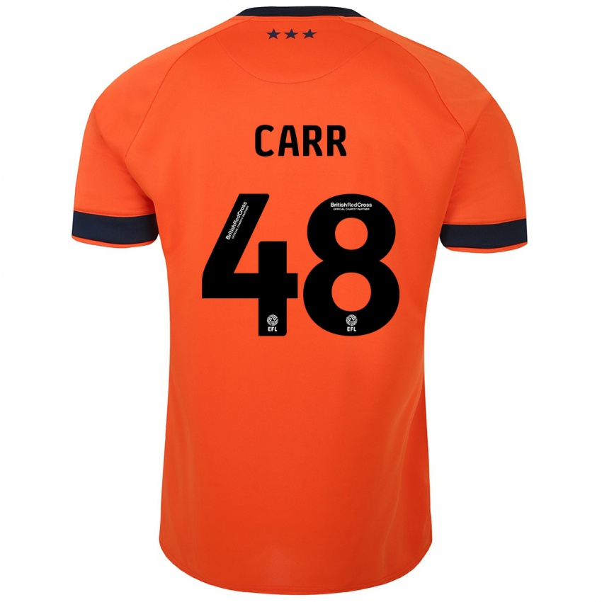 Herren Ryan Carr #48 Orangefarben Auswärtstrikot Trikot 2023/24 T-Shirt Belgien