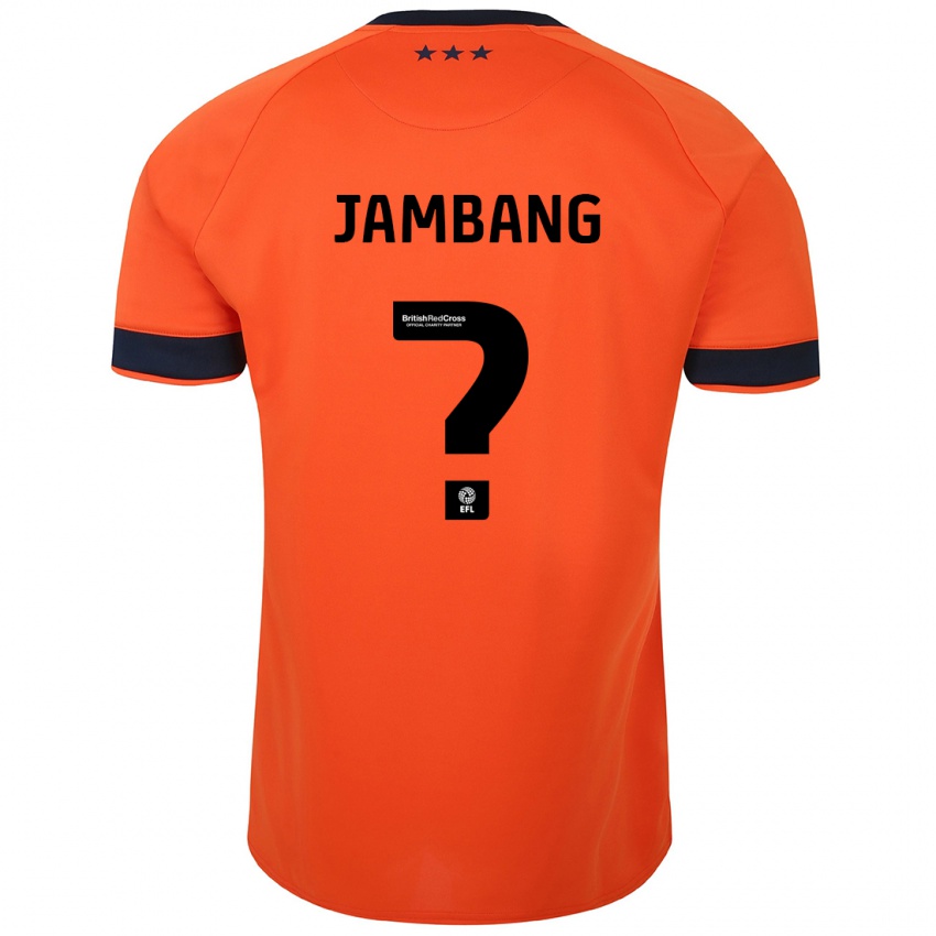 Herren Ayyuba Jambang #0 Orangefarben Auswärtstrikot Trikot 2023/24 T-Shirt Belgien