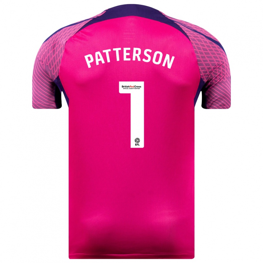Herren Anthony Patterson #1 Lila Auswärtstrikot Trikot 2023/24 T-Shirt Belgien