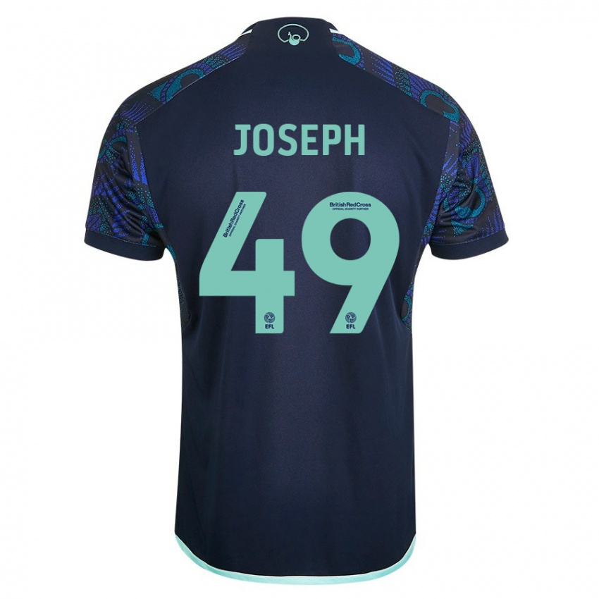 Herren Mateo Joseph #49 Blau Auswärtstrikot Trikot 2023/24 T-Shirt Belgien