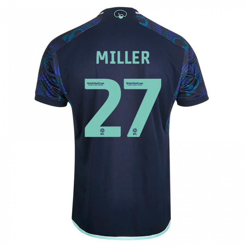 Heren Amari Miller #27 Blauw Uitshirt Uittenue 2023/24 T-Shirt België