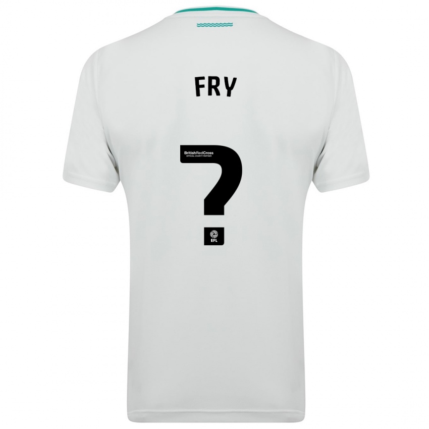 Herren Max Fry #0 Weiß Auswärtstrikot Trikot 2023/24 T-Shirt Belgien