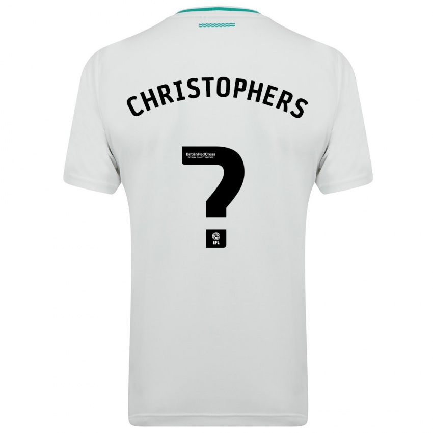 Heren Leo Christophers #0 Wit Uitshirt Uittenue 2023/24 T-Shirt België
