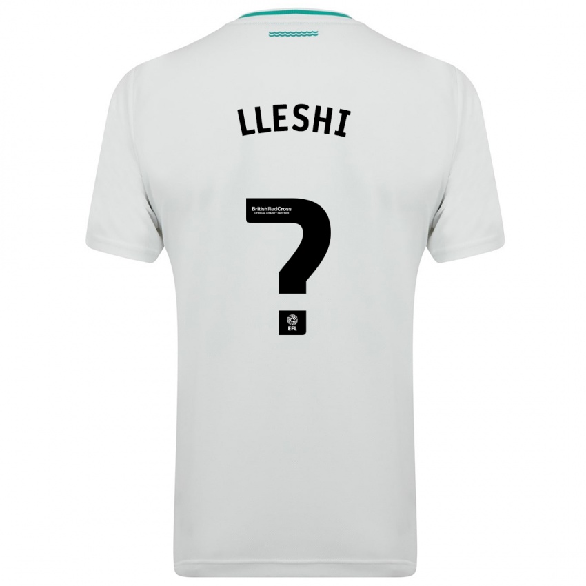 Heren Henri Lleshi #0 Wit Uitshirt Uittenue 2023/24 T-Shirt België
