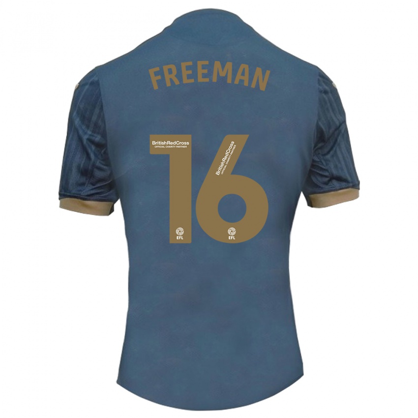 Heren Emily Freeman #16 Donkerblauw Uitshirt Uittenue 2023/24 T-Shirt België